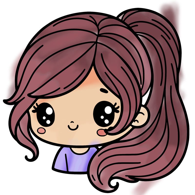 baby girl with long hair