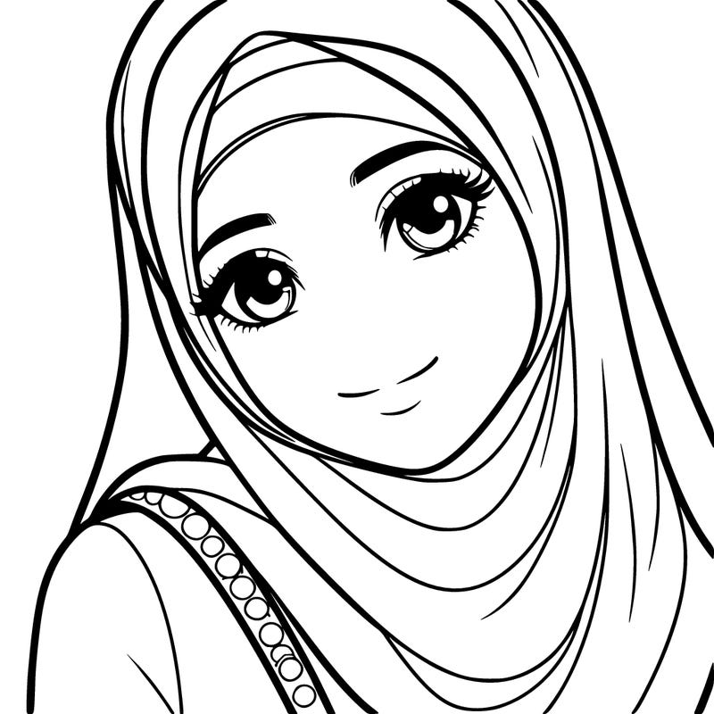 beautiful hijabi girl