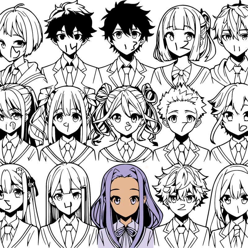 a lot of different anime styles