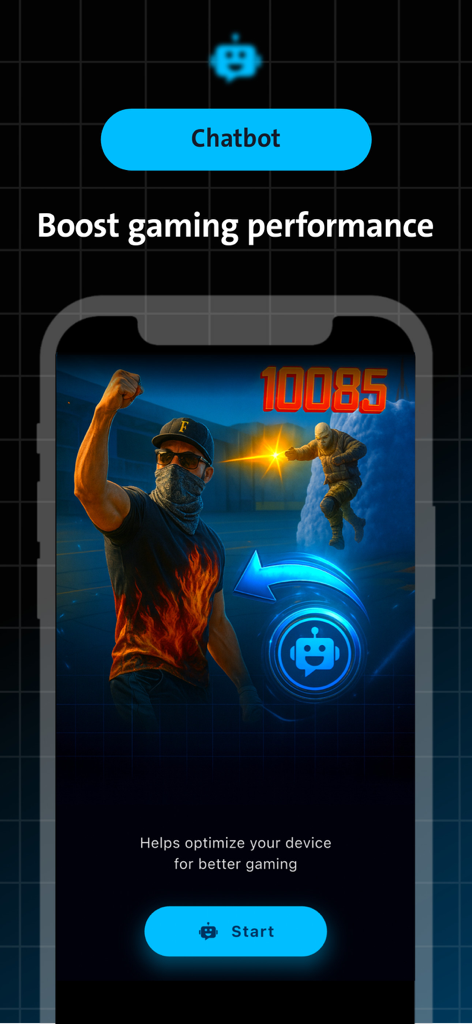 Interfaz de chatbot para mejorar el rendimiento de los juegos y la optimización del dispositivo