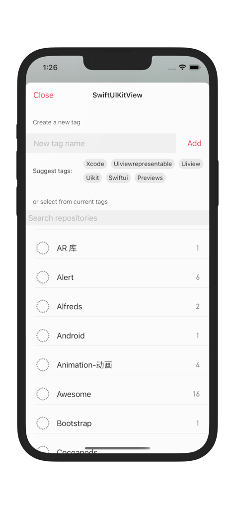 StarOrder-GitHub star tool - Interface for creating new tags and browsing categories for starred repositories