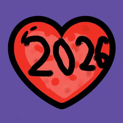 a blank heart
