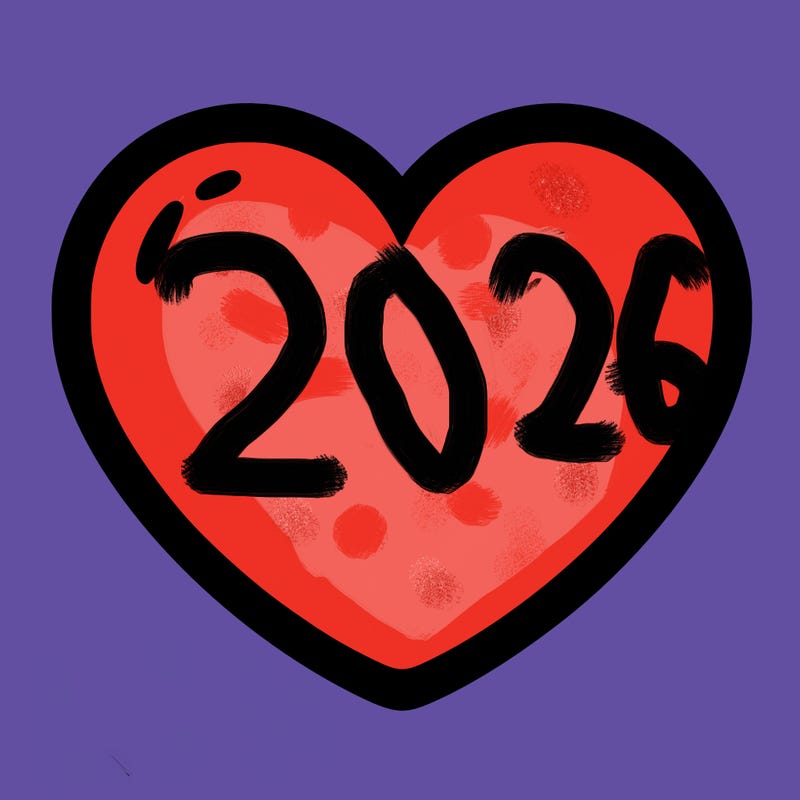a blank heart