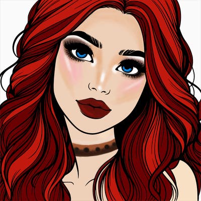 beautiful realistic girl