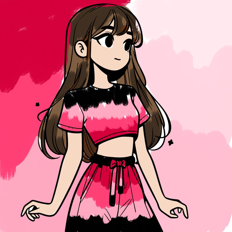 girl in a cute crop top