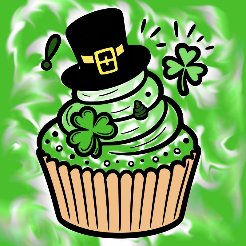 saint patrick’s day cupcake