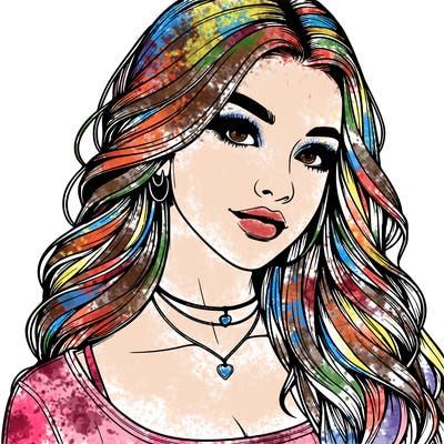 detailed realistic girl