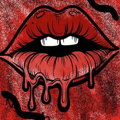 lips that look realistic and drip