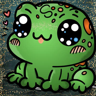 frog cute