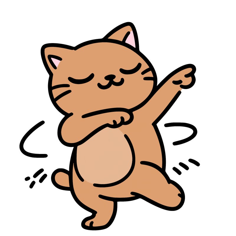 cat dancing