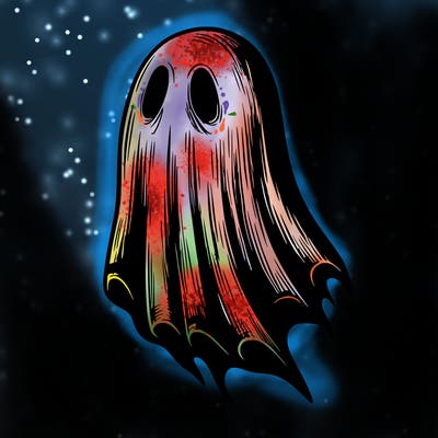 realistic creepy ghost