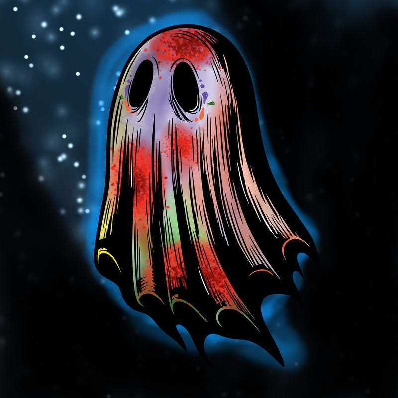 realistic creepy ghost