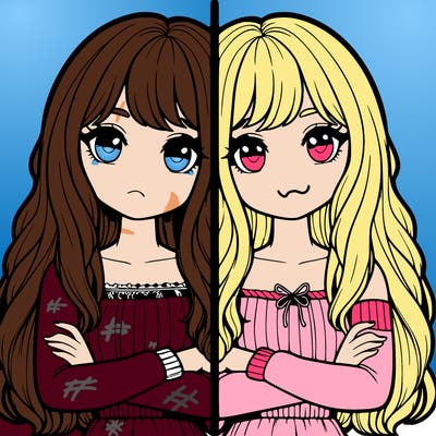 realistic girls split