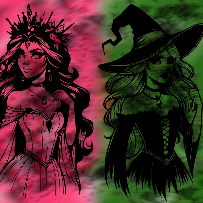 wicked glinda and  elphaba that is realistic