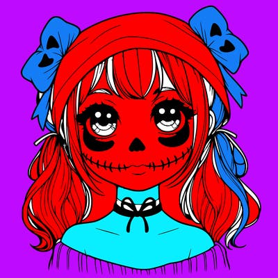 realistic girl halloween