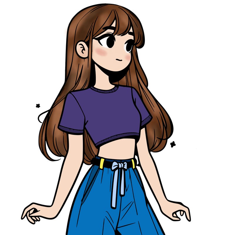 girl in a cute crop top