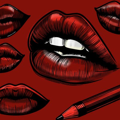 realistic  lips