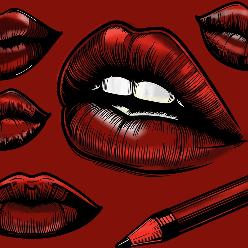 realistic  lips