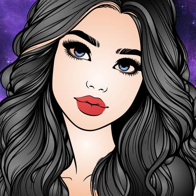 beautiful realistic girl