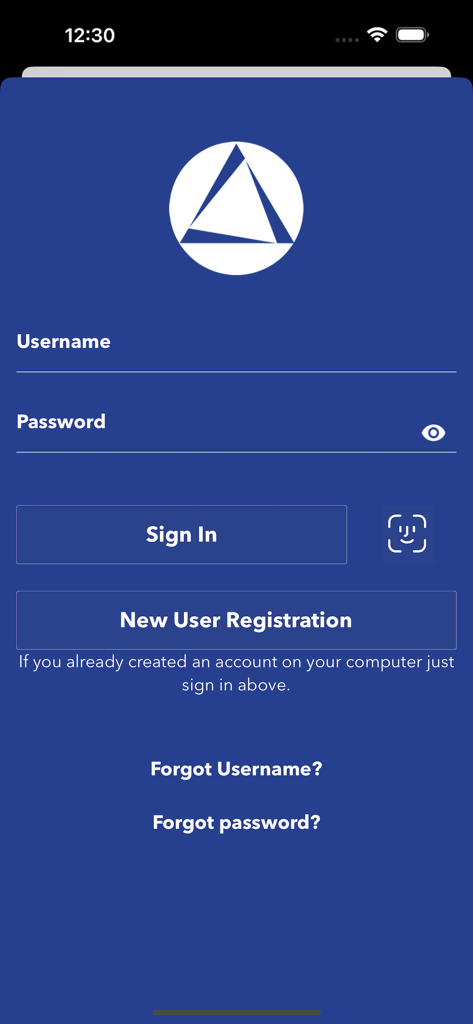 SilverCloud - Login screen of the SilverCloud GPS tracking app featuring username and password fields with a sign in button
