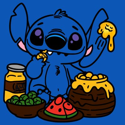 stich with food