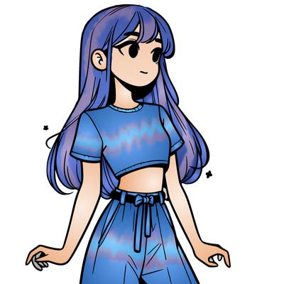 girl in a cute crop top