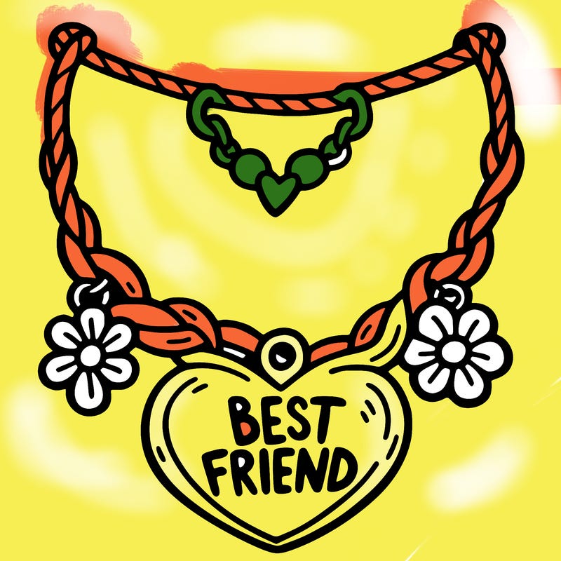 best friend necklace