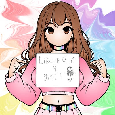 girl holding a blank sign in a long sleeve crop top