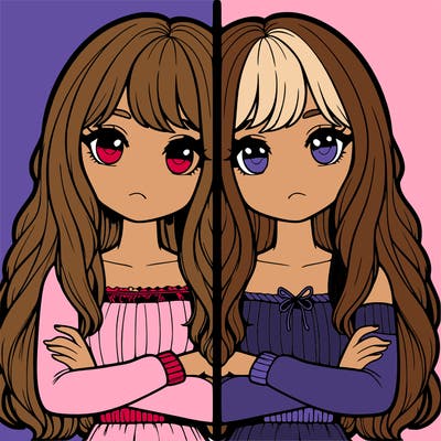 realistic girls split