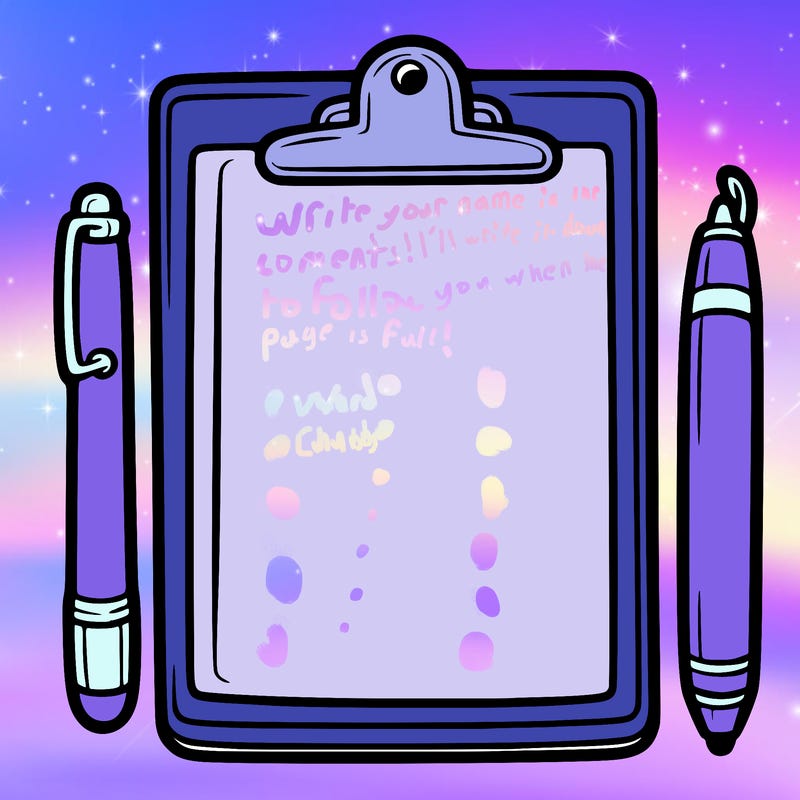 blank clip board with pen