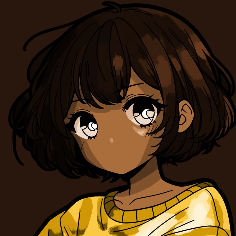 cool anime girl with short hair