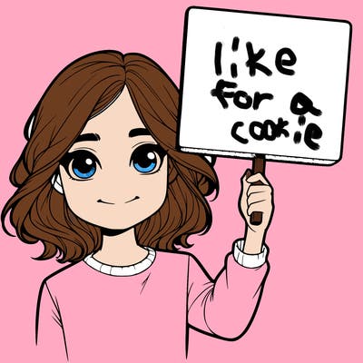 realistic girl holding up a sign