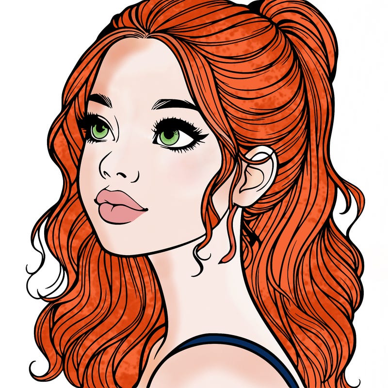 beautiful realistic girl