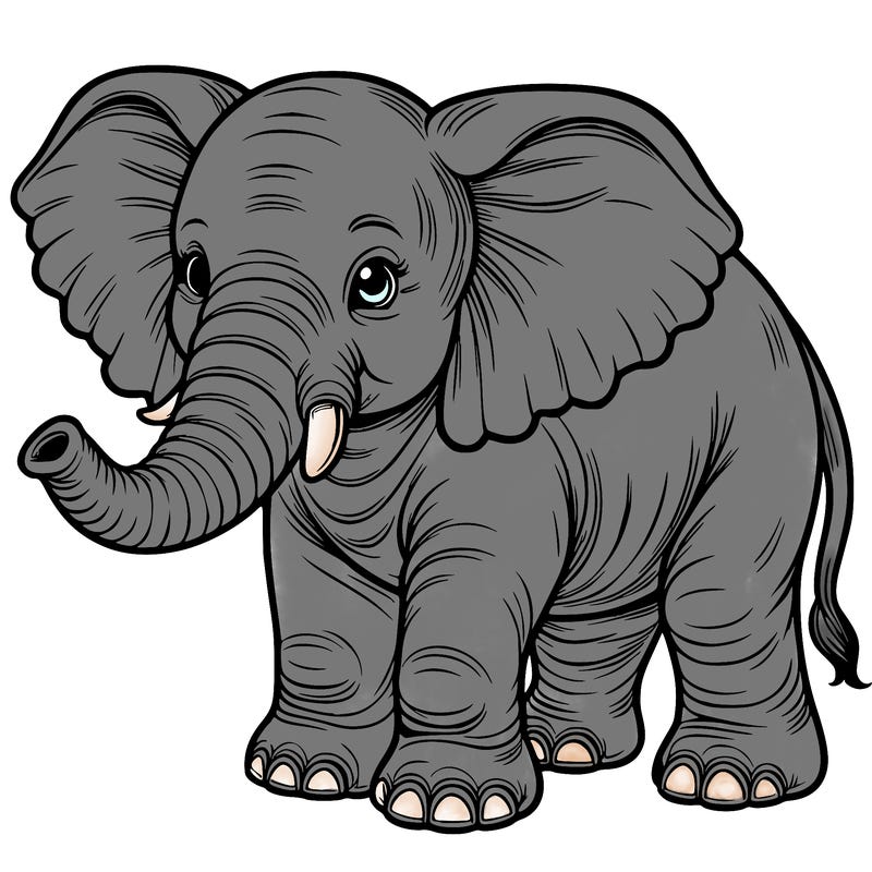 realistic elephant