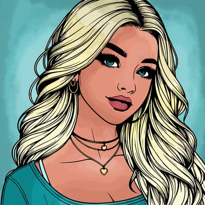 detailed realistic girl