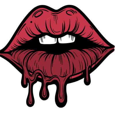 lips that look realistic and drip