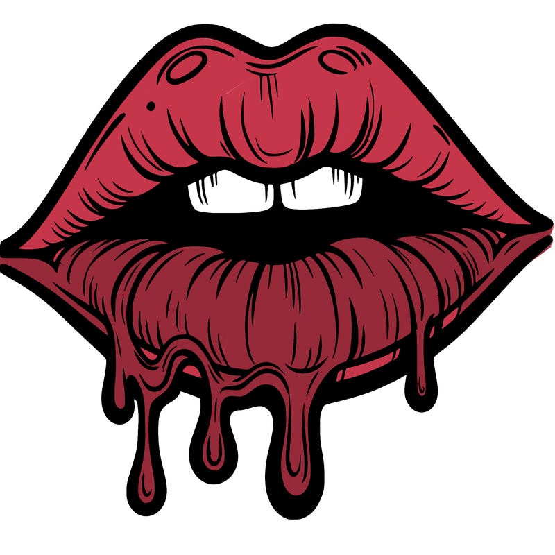 lips that look realistic and drip