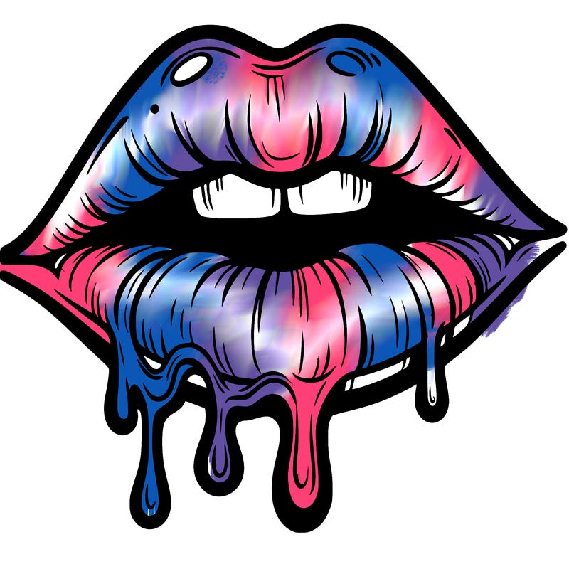 lips that look realistic and drip