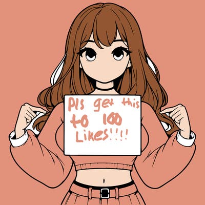 girl holding a blank sign in a long sleeve crop top