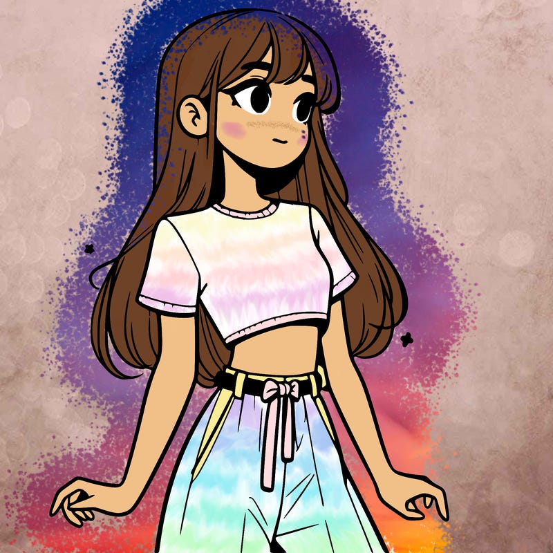 girl in a cute crop top