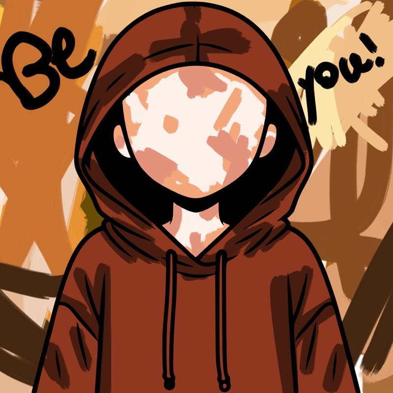 faceless girl in hoodie