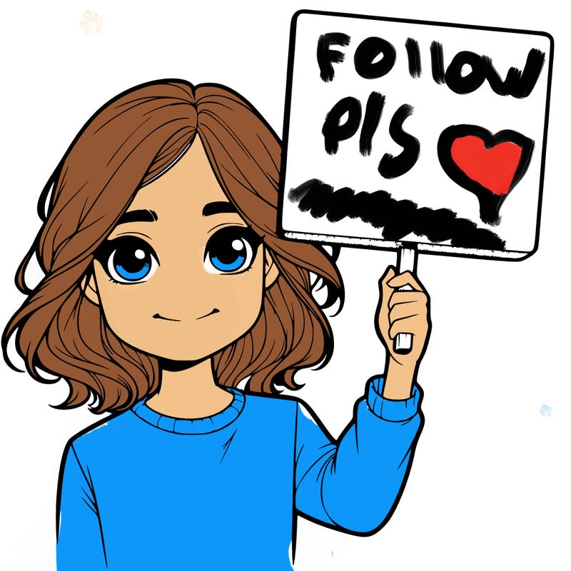 realistic girl holding up a sign