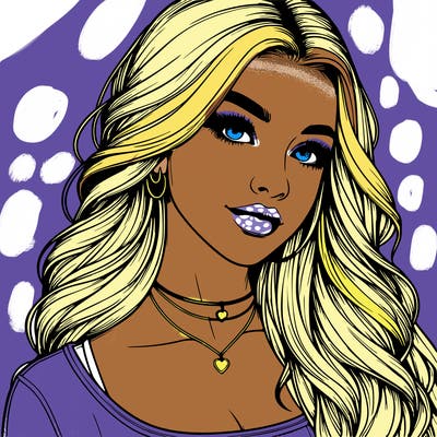 detailed realistic girl