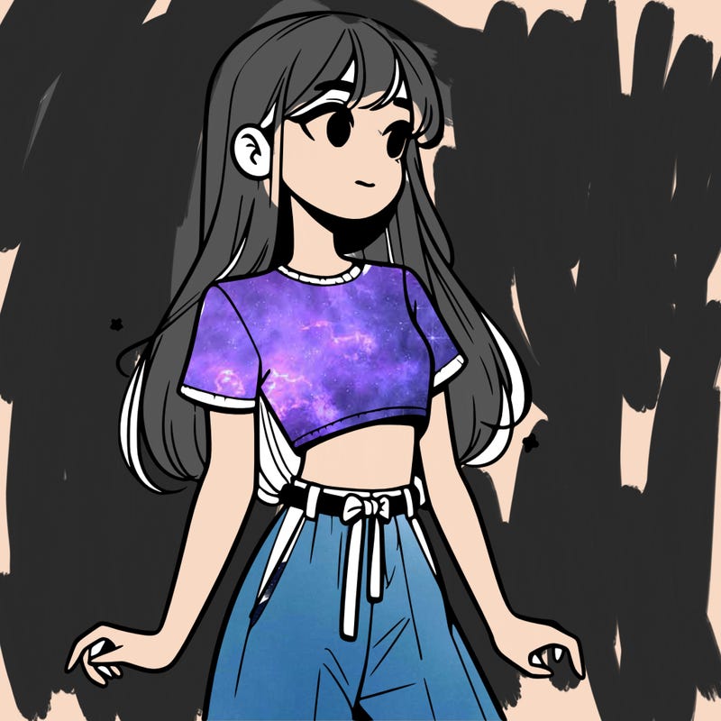 girl in a cute crop top