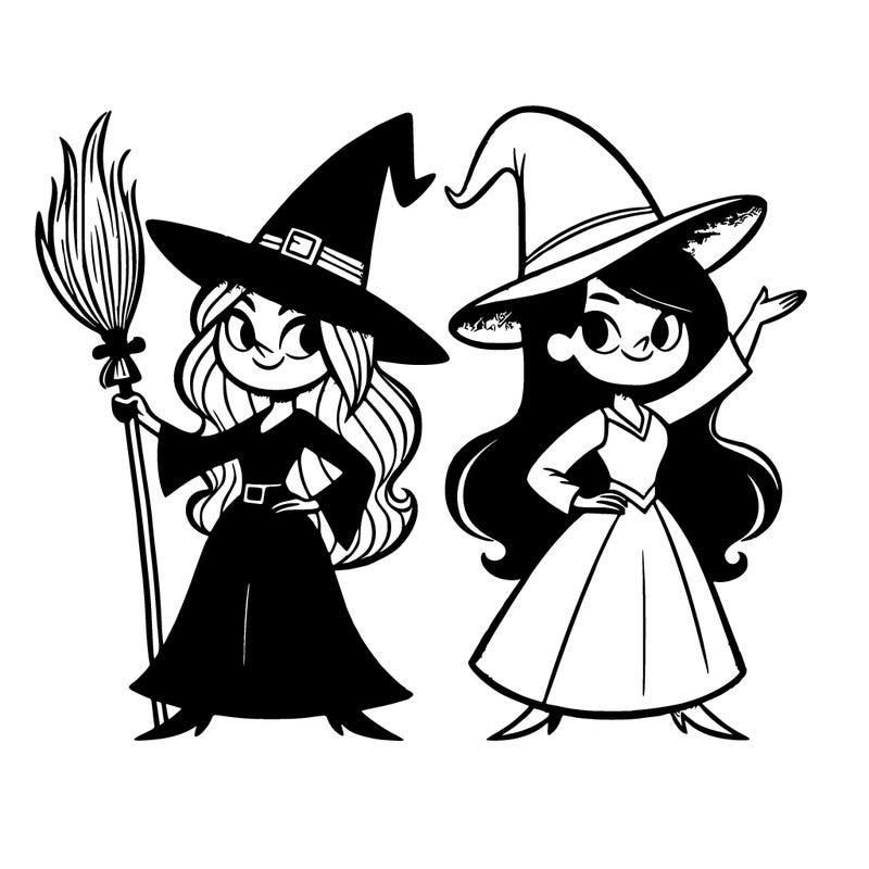 elfaba the wicked witch of the west and glinda the good witch of the north from wicked