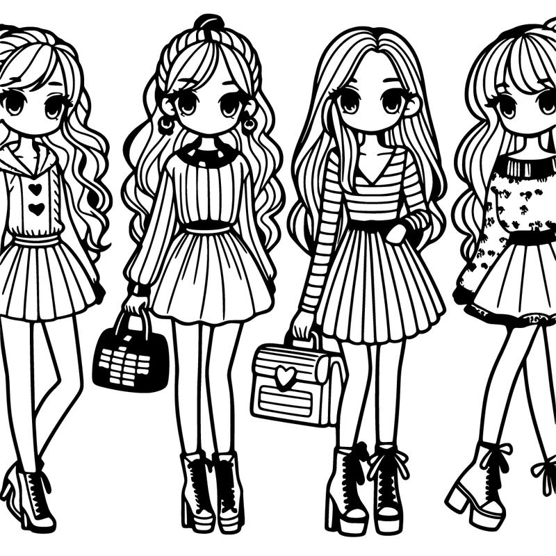 girls with fashion