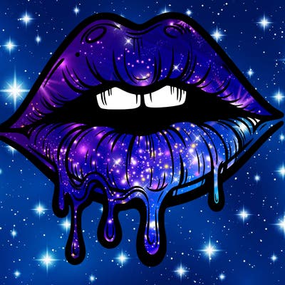 lips that look realistic and drip