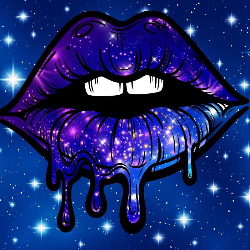 lips that look realistic and drip