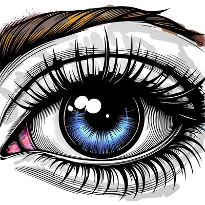 realistic eye