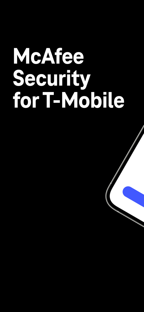 McAfee Security for T-Mobile - McAfee Security for T-Mobile app title on black background